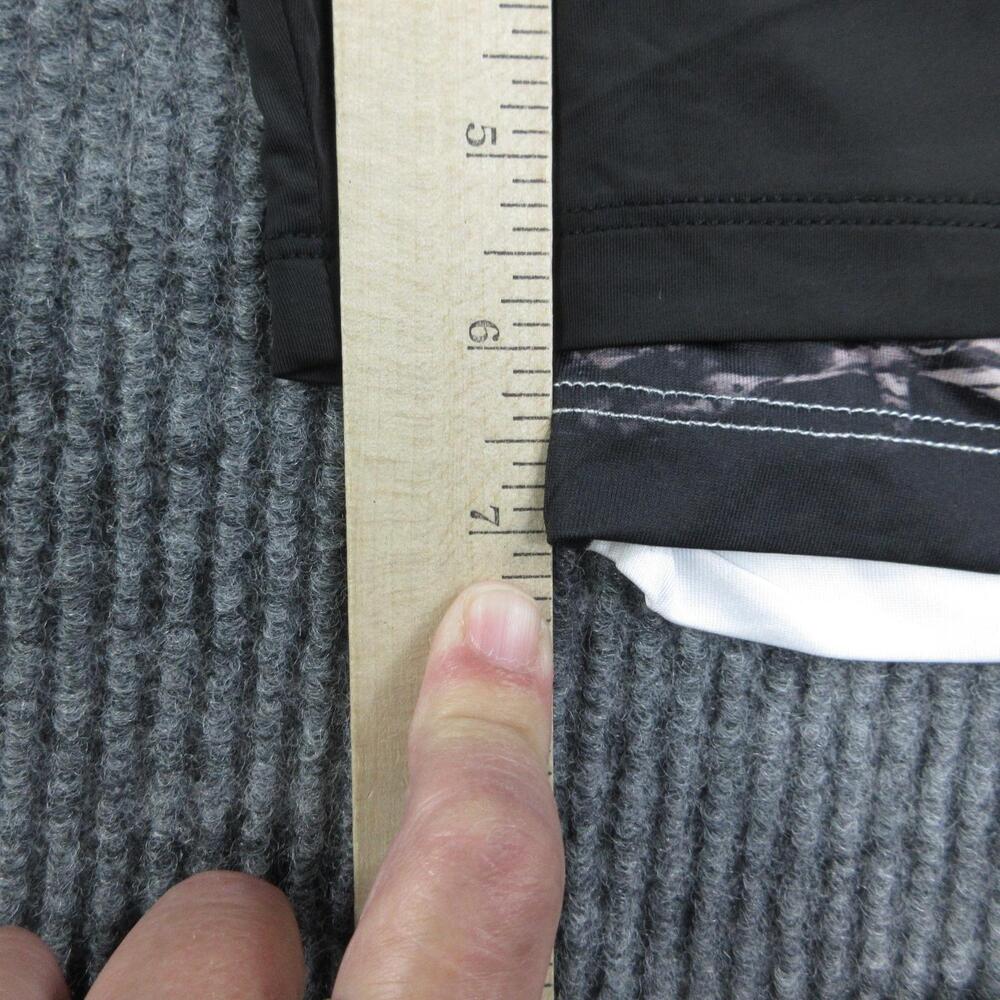 SAVD Shorts Mens L Black Athletic Microfiber Drawstring Pockets Lined 32x7* NWT - Picture 13 of 16